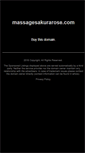Mobile Screenshot of massagesakurarose.com